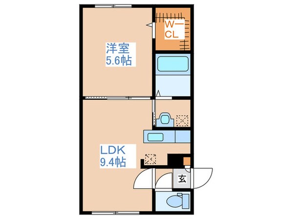 モンヴェール学園前の物件間取画像